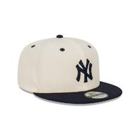 New Era 9Fifty New York Yankees MLB 2Tone Chrome White OSFM 60428445
