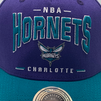 Mitchell & Ness Classic Red Charlotte Hornets Headline Arch NBA Purple/Teal OSFM MNCH22351