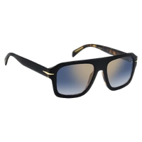 David Beckham DB 7127/S WR7 1V 54 Black Havana / Black Gradient Gold Mirror Lenses