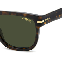 Carrera 340/S QUM QT 57 Dark Havana Gold / Green Lenses