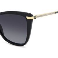 Carolina Herrera HER 0262/S 807 9O 57 Black / Dark Grey Gradient Lenses