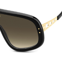 Carrera Flaglab 17 2M2 86 99 Black Gold / Black Brown Green Lenses