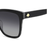 Kate Spade KIYA 2/G/S TAY WJ 56 Black Pattern White / Grey Gradient Polarised Lenses