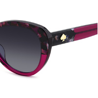 Kate Spade JOSI/S HMW 9O 55 Blue Havana Burgundy / Dark Grey Gradient Lenses