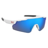 Under Armour UA Levelup Jr WWK Z0 99 Matte White Blue / Blue Mirror Lenses