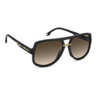 Carrera Victory C 10/S I46 86 59 Matte Black Gold / Black Brown Green Gradient Lenses
