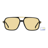 Carrera 350/S 71C UK 58 Black Yellow / Yellow Photochromic Lenses