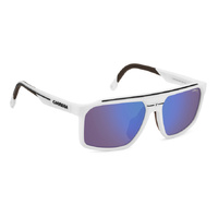 Carrera C Sport 04/S 6HT ZS 59 Matte White / Blue Mirror Lenses
