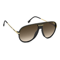 Carrera C Sport 06/S I46 86 61 Matte Black Gold / Black Brown Green Gradient Lenses