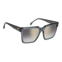 Carrera 3067/S KB7 FQ 56 Grey / Grey Gradient w Gold Mirror Lenses