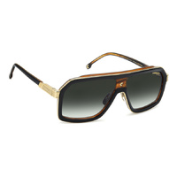 Carrera CA 1053/S/TI 37N 9K 60 Black Horn / Green Gradient Lenses