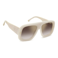 Carrera Flaglab 18 SZJ YK 57 Ivory / Burgundy Gradient w Gold Mirror Lenses