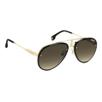 Carrera Glory RHL 86 58 Gold Black / Black Brown Green Gradient Lenses