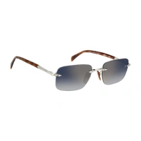 David Beckham DB 1195/S 8JD 1V 57 Palladium Havana / Blue Gradient Gold Mirror Lenses