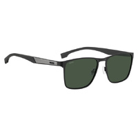 Hugo Boss BOSS 1826/S 003 QT 56 Matte Black / Green Lenses