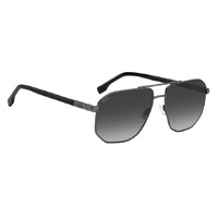Hugo Boss BOSS 1832/S R80 WJ 59 Matte Dark Ruthenium / Grey Gradient Polarised Lenses