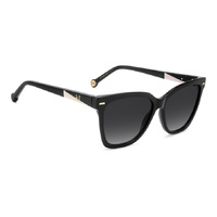 Carolina Herrera HER 0333/S 807 9O 57 Black / Dark Grey Gradient Lenses