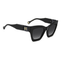 Carolina Herrera HER 0327/S 807 9O 52 Black / Dark Grey Gradient Lenses
