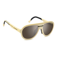 Carrera C Sport 09/S BGH T4 57 Matte Beige Gold / Silver Mirror Lenses