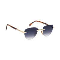 David Beckham DB 1224/S 0NR 08 51 Gold Brown Havana / Dark Blue Gradient Lenses