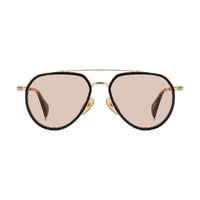 David Beckham DB 1226/G/S RHL 63 57 Gold Black / Pink Photochromic Lenses