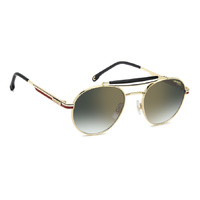 Carrera 381/S W3J D6 52 Gold Striped Red / Green Gradient w Mirror Lenses