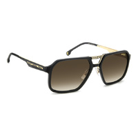 Carrera Victory C 27/S I46 86 59 Matte Black Gold / Black Brown Green Gradient Lenses