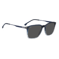 Hugo Boss BOSS 1886/S NLB IR 55 Blue Striped Grey / Grey Lenses