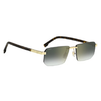 Hugo Boss BOSS 1918/S J5G D6 57 Gold / Green Gradient w Mirror Lenses
