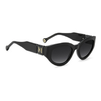 Carolina Herrera HER 0370/S 807 9O 52 Black / Dark Grey Gradient Lenses