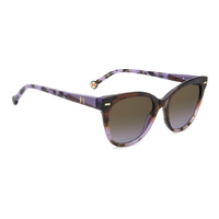 Carolina Herrera HER 0360/S 52A QR 53 Burgundy Violet Havana / Brown Violet Gradient Lenses