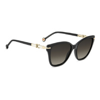 Carolina Herrera HER 0379/S 807 HA 55 Black / Brown Gradient Lenses