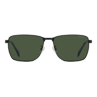 Polaroid PLD 2171/G/S/X 124 UC 58 Matte Black Silver / Green Polarised Lenses