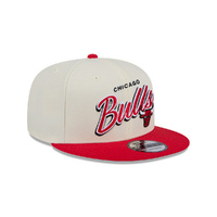 New Era Chicago Bulls 9Fifty Two Tone Script Beige/Red OSFM