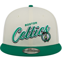 New Era Boston Celtics 9Fifty Two Tone Script Beige/Green OSFM