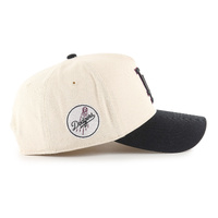 47 Brand Los Angeles Dodgers MVP DT Sure Shot TT Cotton Natural/Black OSFM