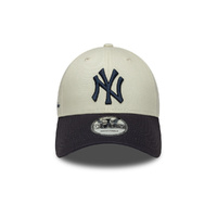 New Era New York Yankees 9Forty Side Script Ivory/Navy OSFM