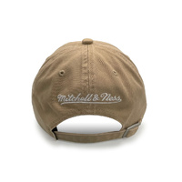 Mitchell & Ness Chicago Bulls Dad Hat Team Logo Khaki OSFM