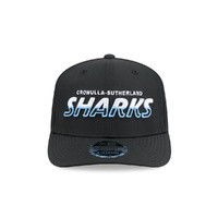 New Era Cronulla Shark 9Seventy Prolite Split Script Black OSFM