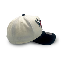 Mitchell & Ness Chicago Bulls Pro Pinch Tilted White Cream/Black OSFM