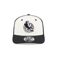 New Era Collingwood Magpies 9Seventy SS NRL26 Two-Tone Contrast Chrome/Black OSFM