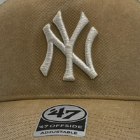 47 Brand New York Yankees Offside DT Raised Chain Khaki OSFM