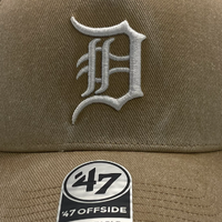 47 Brand Detroit Tigers Offside DT Raised Chain Khaki OSFM