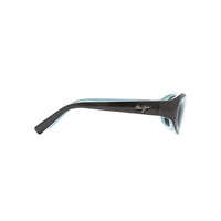 Maui Jim Punchbowl 219-03 Black and Blue / Neutral Grey Polarised Lenses