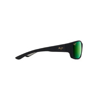 Maui Jim Local Kine GM810-27M Soft Black w Dark Transparent Green and Light Transparent Grey / MauiGreen Polarised Lenses