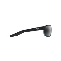 Maui Jim Kaiwi Channel 840-11D Grey Black Stripe / Neutral Grey Polarised Lenses
