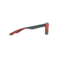 Maui Jim The Flats RM897-04 Dark Grey w Brick Red Interior / Hawaii Lava Polarised Lenses