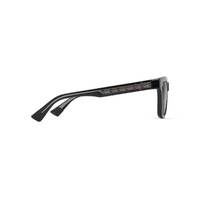 Maui Jim Hanohano GS644-14A Shiny Black w Transparent Light Grey / Neutral Grey Polarised Lenses
