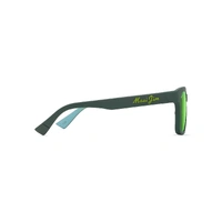 Maui Jim 'Opiopio Asian Fit GM659-15 Matte Dark Green / MauiGreen Polarised Lenses