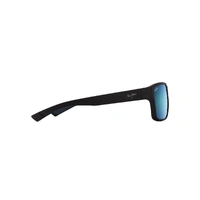 Maui Jim Uila Asian Fit B662-02 Matte Black / Blue Hawaii Polarised Lenses